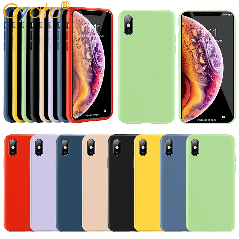 

CYATO Ultra Soft Silicone Case For Redmi Note 7 6 Pro 6 5A Silicon Case For Xiaomi Mi 9 Se 9 8 Se 8 For Pocophone F1 Capinhas