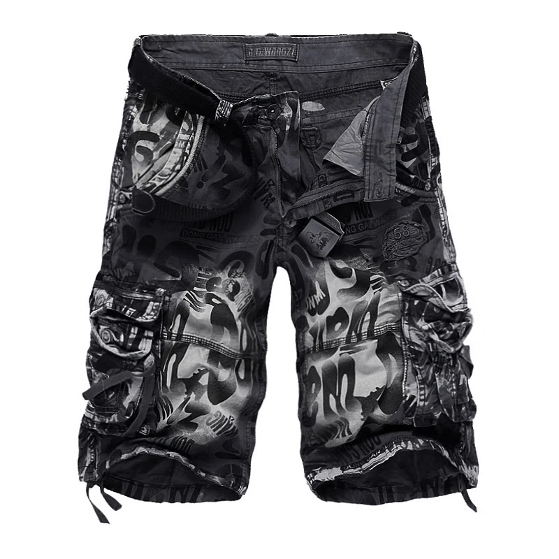 Seller 2019 Summer New Large Size 29-40 Loose Mens Military Cargo Shorts Army Camouflage Shorts