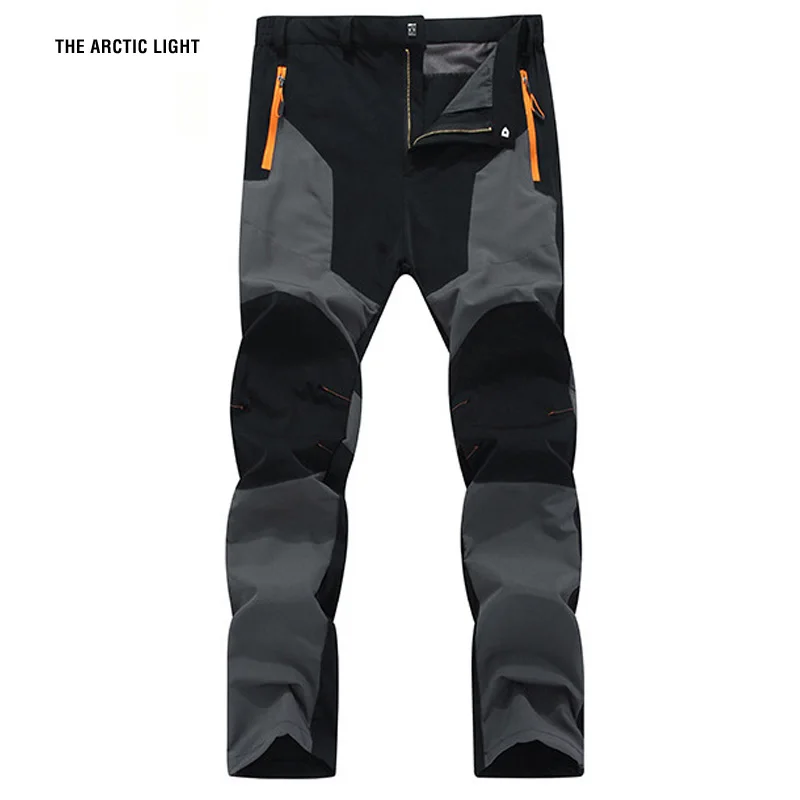 Men Hiking Pants hiking pants Wear-Resistant Quick Dry Anti-UV Pant Waterproof Elastic Trousers 5XL Climbing Trekking Summer