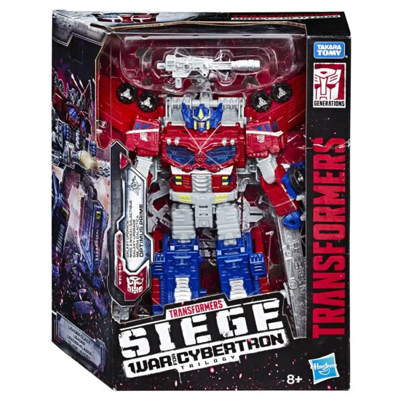 Hasbro Трансформеры Робот игрушка решительная Боевая серия Оптимус Прайм игрушка модель фигурки Дети Кукла - Color: E3480