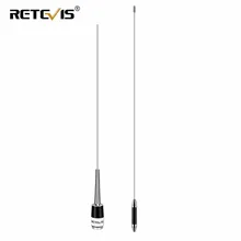 Retevis MA08 Voiture Antenne Talkie walkie Radio avec PL259/SL16 J/M Connecteur UHF 400 470MHz 200W 5.5dBi 94.5CM Omnidirectionnelle