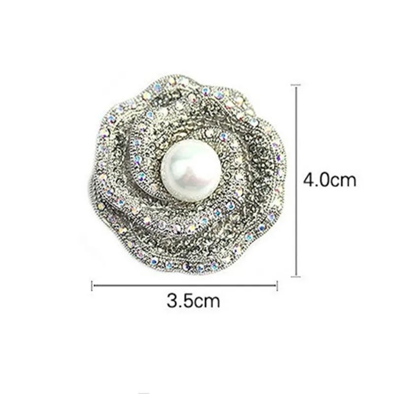 crystal brooch