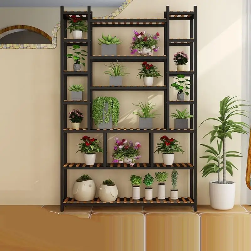 Деревянные садовые полки для сада, для помещений, Balkon Estanteria Plantas, для улицы, для балкона, Цветочная полка, стойка для растений, Stojak Na Kwiaty