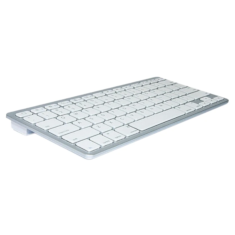 Ультра-тонкий портативный Bluetooth беспроводной клавиатуры белый ключ Bk3001 для