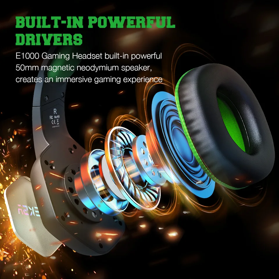 EKSA E1000 WT - Manuale delle cuffie da gioco wireless