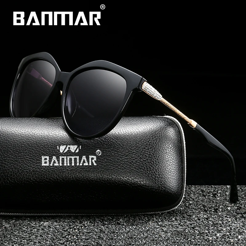 

BANMAR Luxury Brand Design Polarized Sunglasses Women Ladies Oversize Square Gradient Sun Glasses Female Eyewear Oculos UV400