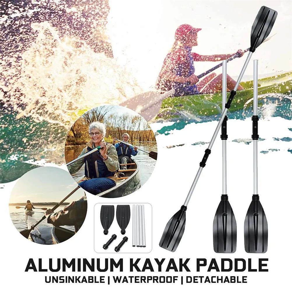 2 PACK Kayak Paddle Boat Oars Canoe Rafting Paddles W/ Connector 28mm Parts Tool 