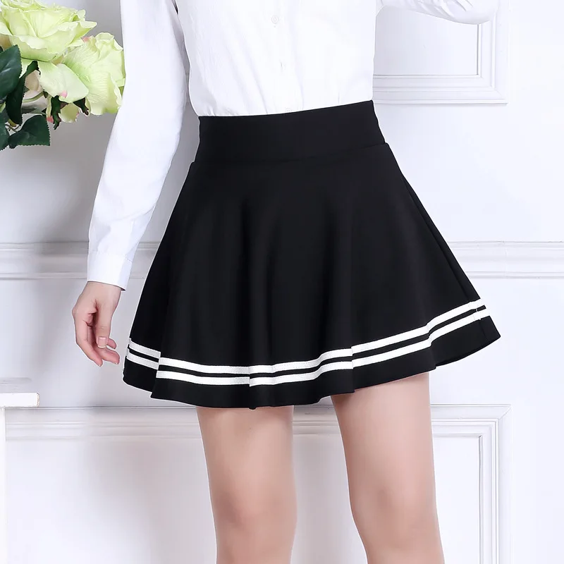 

Anti-Exposure Skirt A- Line Skirt Bubble Skirt Sun Umbrella Skirt All-match New Style for Autumn and Winter Bottom Pleated Skirt