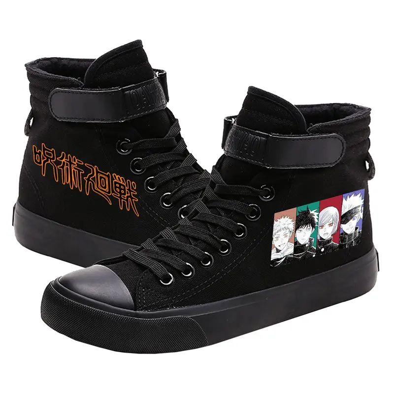 SUNOWE-Zapatillas deportivas de lona con estampado de Anime japonés Jujutsu Kaisen, deportivas cómodas para correr