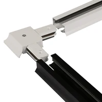 Led Track Light Rail 2 Wires Track Rail Fitting Aluminum 0.5M 1M Rails Jointer I Connector T For Store Home Spot Track Install 2
