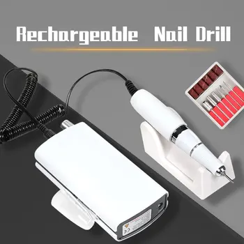 

Rechargeable Nail Drill Machine 18W 30000RPM Manicure Machine Electric Nail File Protable Manicure Pedicure Nail Drill Set