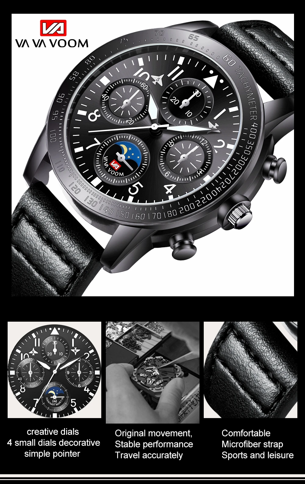 Cheap Chinese Whole Big Pilot Series Black Leather Sport Multifunction Quartz Men Wristwatches Original Wrist Watches For Men