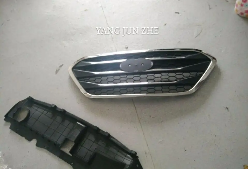 2009-2015 For Hyundai ix35 ABS chrome front grille Refit around trim trim grills Racing car grill frame cover