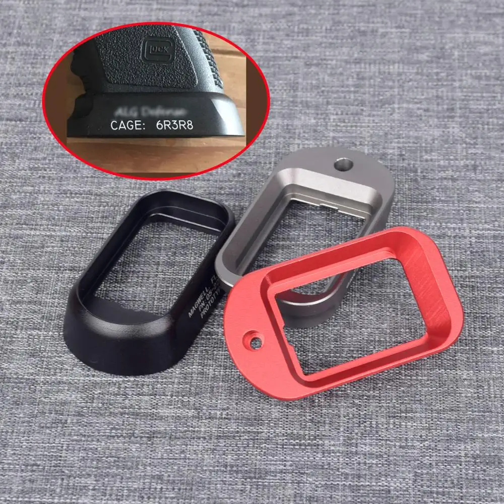 Tactical Aluminum ALG Defense Flared Glock PRO Plus Magwell For Pistol Airsoft  Gen3 Glock 17 18C 24 31 34 35 Speed Loader Mount