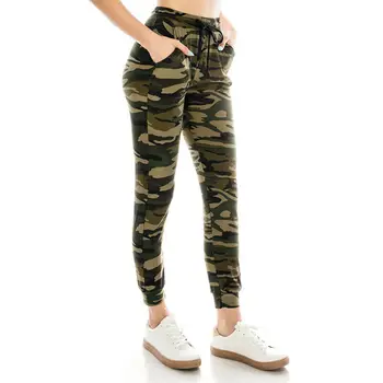 

Hirigin Women Camouflage Jogger Pants Camo Print Joggers Elastic Waist Casual Sweatpants