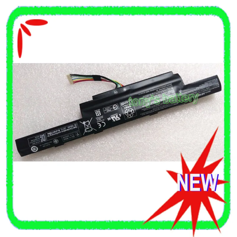 Новый аккумулятор AS16B8J для Acer Aspire E5-575G E5-575G-53VG E5-575G-5032 E5-575G-5341 15 6 &quotAS16B5J 10 95/11 1 V |