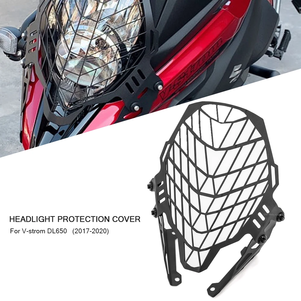 MotorcycleHeadlightHeadLightGuardProtectorCoverProtectionGrill