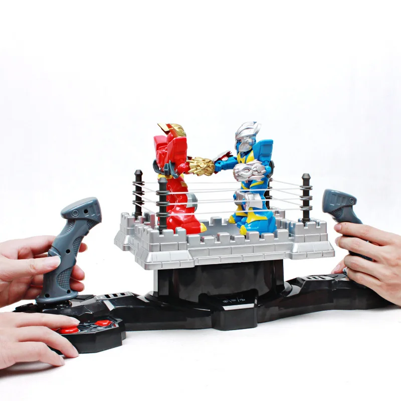 Длинный Xiang игрушка кольцо король дистанционное управление игрушка робот бой Электрический двойной бой Бокс играть с вашим партнером