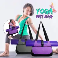 Холщовый женский Коврик для йоги высокой емкости рюкзак многофункциональный наплечный мессенджер спортивный Тренировочный Коврик для