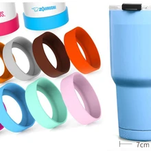 50pcs/lot 70mm 20oz/30oz New Bottom Protective Cover Cap Rubber Cup Sleeve Silicone Coasters for Travel Mug Water Bottle