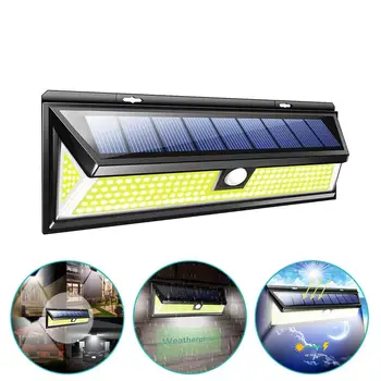 

Outdoor 180 LED COB 3 Modes Solar Lamp PIR Motion Sensor 4000LM Solar Wall Light Waterproof Emergency Garden Yard Lamps
