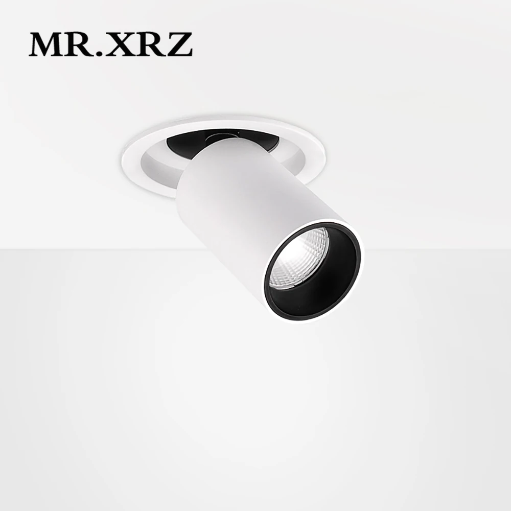 MR.XRZ 7 Вт Гибкий растягивающийся COB Светодиодный прожектор 220V до 240V половина Ressessed