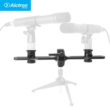 

100% original Alctron MAS006 double microphone stand stereo recording dual microphone stand