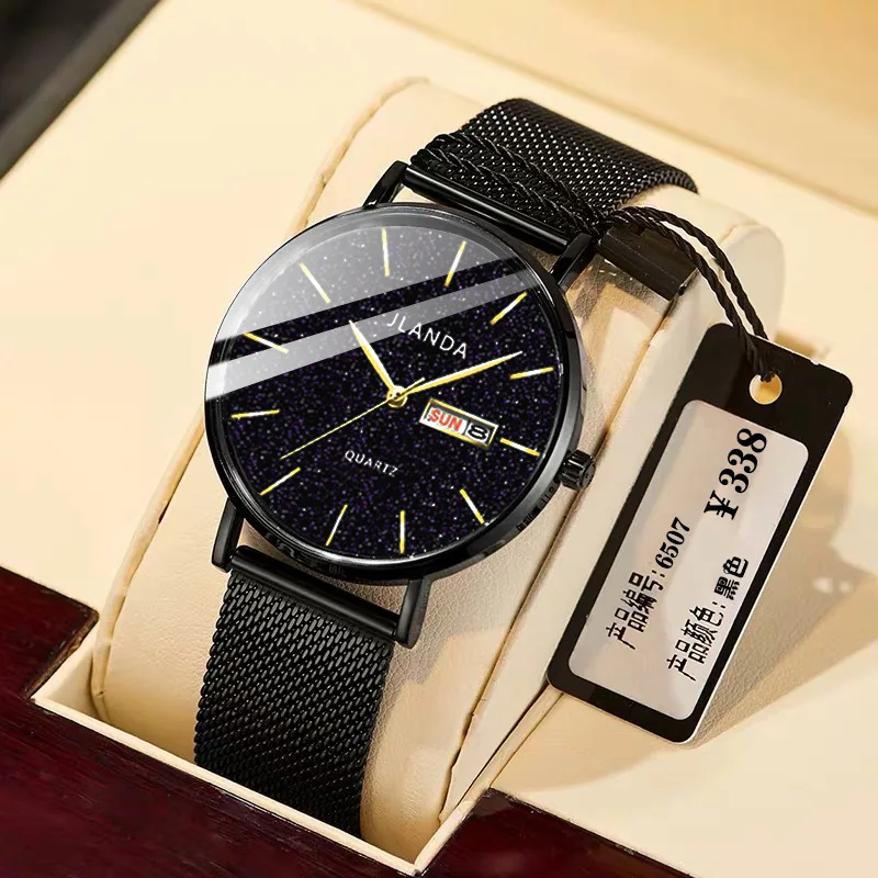 

Mens Watches Top Luxury Brand Analog Watch Men Stainless Steel Waterproof Quartz Wristwatch Date Relogio Masculino A4005
