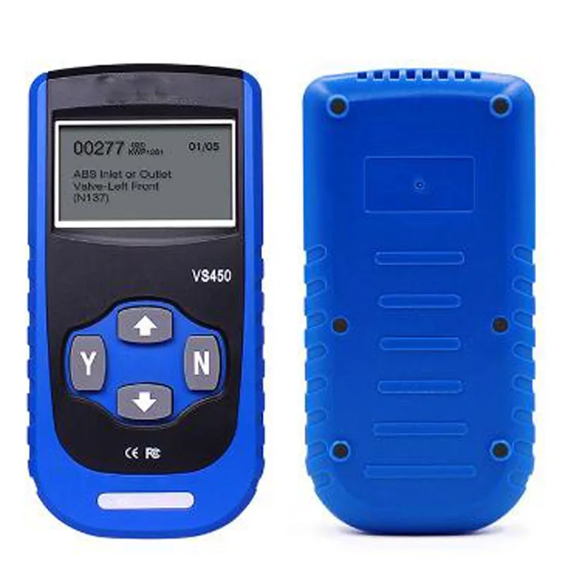 

VS450 OBD2 Diagnostic Scanner ABS Airbag Reset OBD2 Auto Code Reader for Vag OBDII Code Reader Scanner Free Shipping