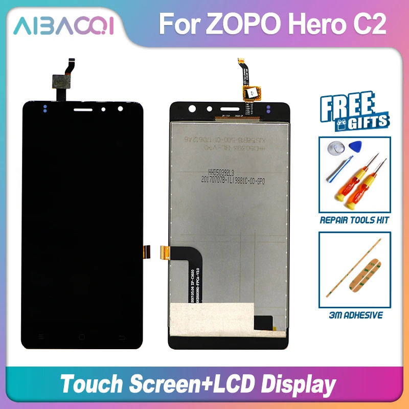 AiBaoQi Новый 5 0 дюймовый сенсорный экран + 1280X720 ЖК-дисплей в сборе замена для