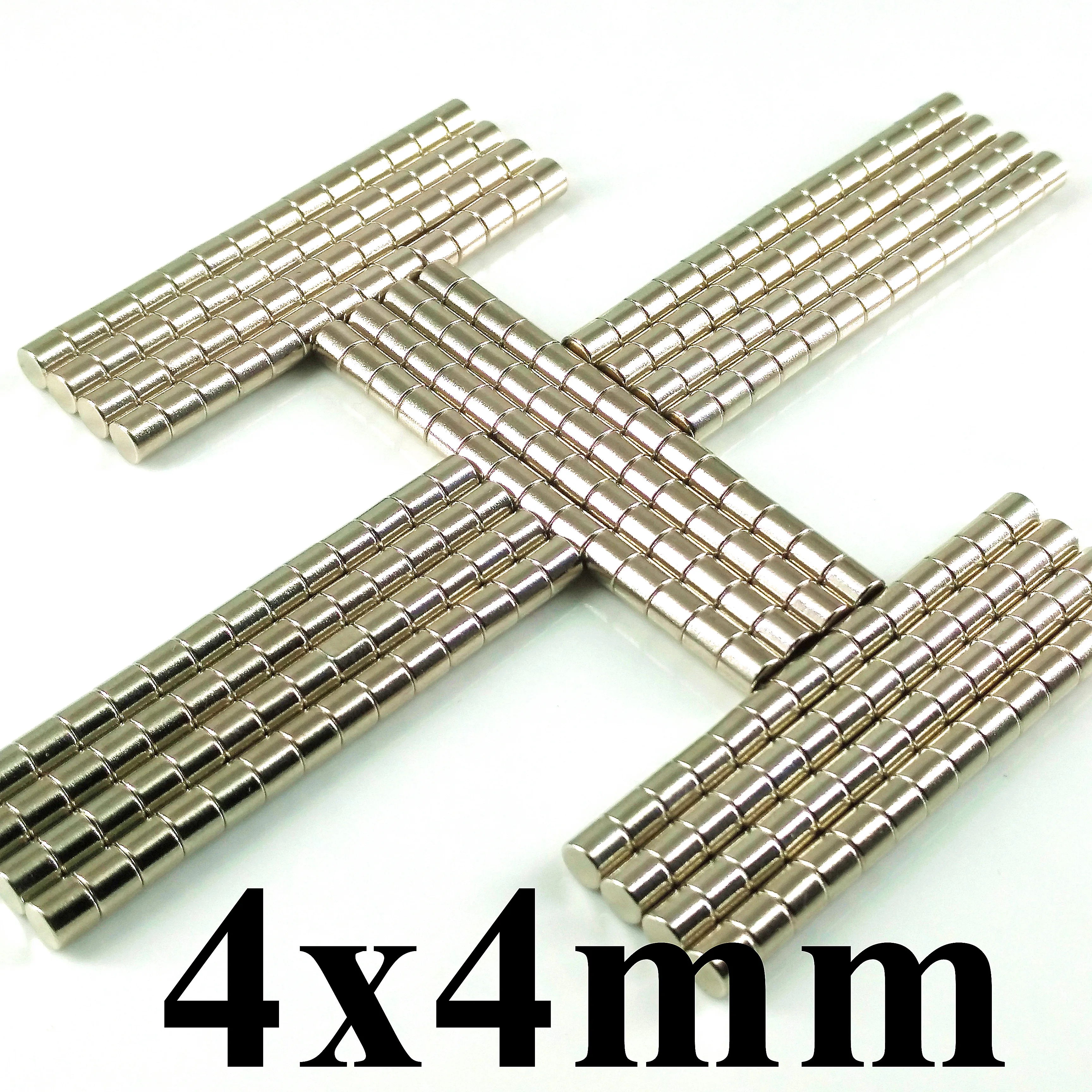 

4x4mm Earth-Magnet Bulk-Sheet Strong-Cylinder Round Small Rare Mini Neodymium N35 4mmx4mm 4X4