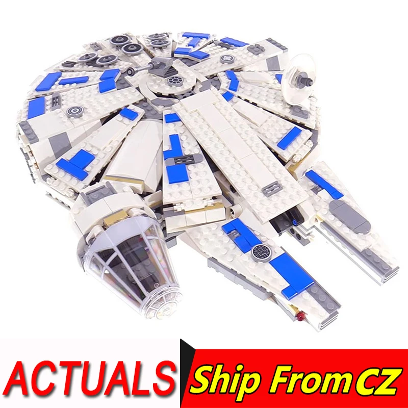 

Kessel Run Millennium Building Blocks Falcon Star Plan Wars Compatible 75212 05142 75105 05007 toys Bricks for Children