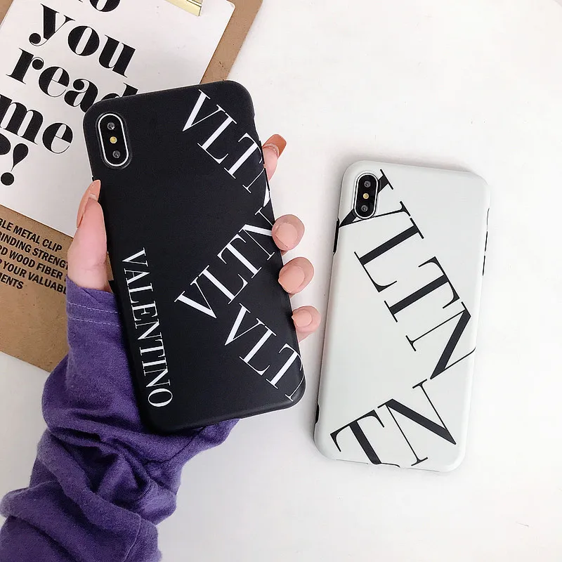 

lette rvltn Tide brand Couple Phone Cover Case For Iphone X 11 pro Xs Max Xr 10 8 7 6 6s Plus Luxury Soft silicone Coque Fundas