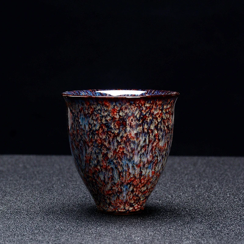 Китайская чашка для чая японская Пуэр Улун кунг-фу teaware маленькая Одиночная керамическая чашка красочные 2 шт чайный набор, чашки - Цвет: 10