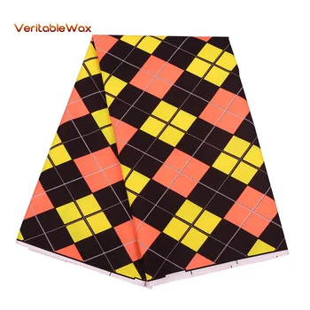

100% Polyester Laminated Wedding Decoration Abrasion-resistant African Fabric Wax African Veritablewax Eco-friendly FP6172