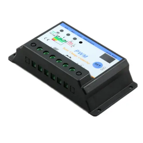 10/20/30A 12 V/24 V автоматический Солнечный контроллер заряда с двойным USB ЖК-дисплеем солнечная панель контроллер батареи Прямая поставка