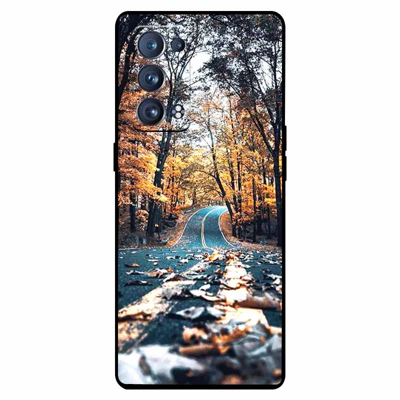 Shockproof Soft Silicone TPU Back Cover for Oppo Reno 6 Pro 5G - Cute and Durable