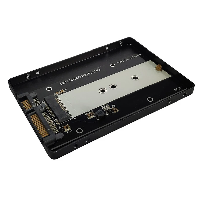 B Ключ NGFF M.2 SATA 3 0 адаптер карты с металлической Корпус M.2/NGFF SSD до 2 5 &quotSATA для