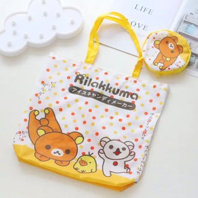 Серый Melody Doraemon Crayon Shinchan Toys Story Единорог белка складная сумка сумки повседневные сумочки для шопинга подарок на день рождения#3313 - Цвет: Серый