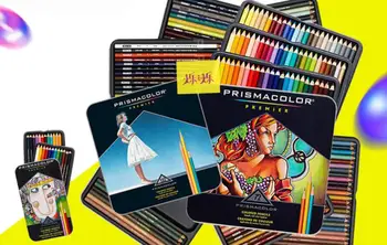 

24/36/48/60/72/132/150 color new sanford lapis de cor oily pencil 3.8mm big soft core prismacolor office art draw color pencil