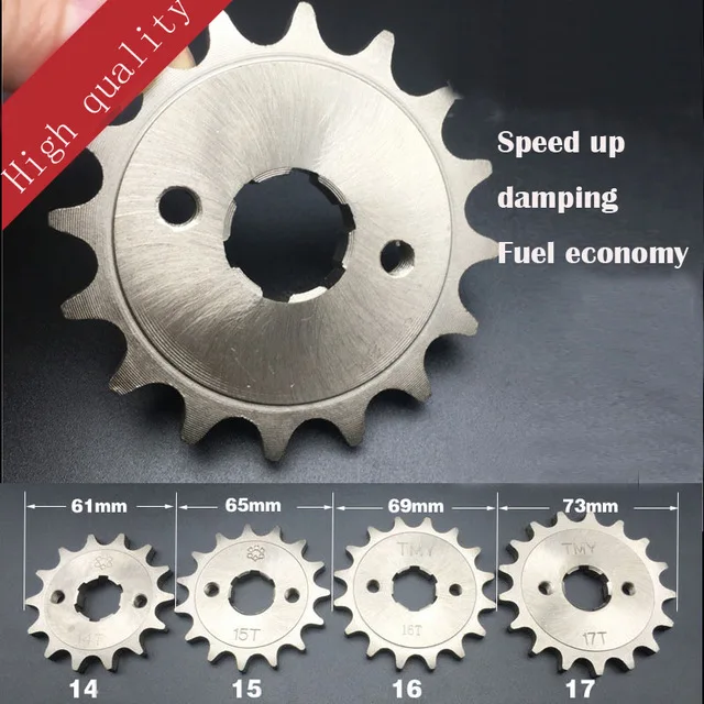 Motorcycle Front Sprocket For Honda Cg125 Daelim Vc125 Vl125 Vs125 14
