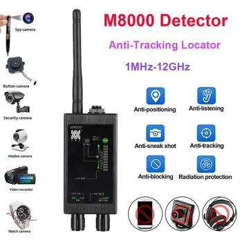 

Signal Detector Wireless RF Signal Detector Candid Camera GSM Audio GPS Scan Finder-Privacy Protect Dropship