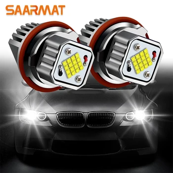 

2Pcs 80W Error Free LED Angel Eyes Marker Lights Bulbs For BMW E39 E53 E60 E61 E63 E65 E66 E87 525i 530i xi 545i X3 M5 X5 00-09