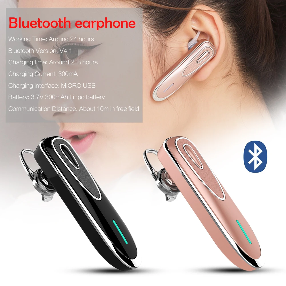 K1 bluetooth-гарнитура, мини беспроводные стерео наушники, Bluetooth 4,1, наушники с микрофоном, Автомобильная гарнитура с громкой связью