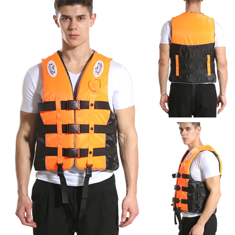 Swimming Boating Ski Drifting Life Vest with Whistle S-XXXL Sizes Water Sports Men Women Jacket Polyester Adult | Спорт и