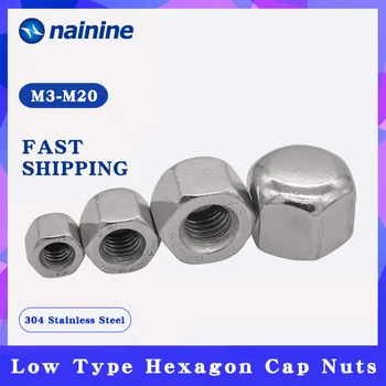 

[M3-M20] 304 Stainless Steel Low Type Hexagon Cap Nuts DIN917