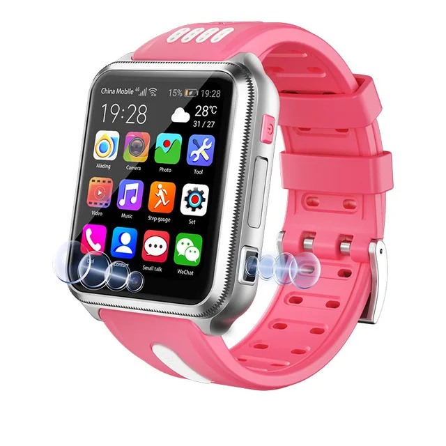 Cena Inteligentny zegarek 4G GPS dla dzieci Student muzyka bluetooth zegarek Whatsapp Monitor połączeń wideo lokalizator GPS lokalizacja zegarek z androidem z funkcją telefonu