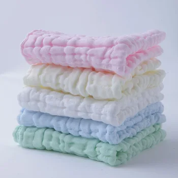 

5Pcs Baby Cotton Rectangle Newborn Six-layer Gauze Saliva Towel Baby Wash Towel Maternal and Child Supplies