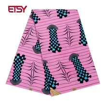 Африканский воск полиэстер воск печатает ткань Анкара печать ткань воск высокого качества 6 ярдов Африка ткань для вечерние платья FP6213