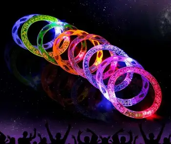 

Best selling concert LED flash bracelet toy colorful light stick flash stick led luminous toy acrylic bracelet gift